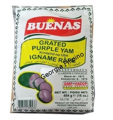Buenas Grated Purple Yam 454g - COLLECTION ONLY