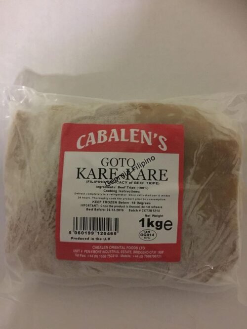 Cabalen Goto/Kare Kare 1kg - COLLECTION ONLY