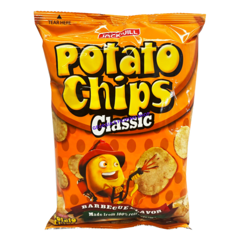 J&J Potato Chips Barbeque, 50g