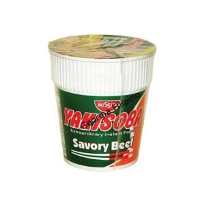 Nissin Cup Beef Yakisoba Noodles