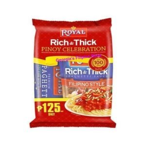 Royal Spaghetti Sauce & Noodles 1 KL- Filipino Style (Value Pack)