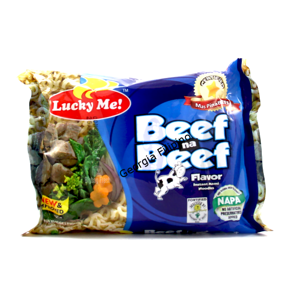 Lucky Me Noodles Beef 55g