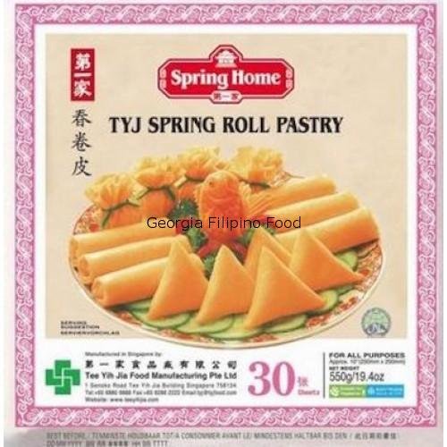 Tyj Box TYJ Spring Roll Wrapper, 30pcs – COLLECTION ONLY | Georgia's Filipino Shop