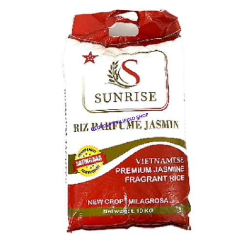 Sunshine Rice Rate Sunrise Vietnamese Jasmine Rice, 10KL | Georgia's Filipino Shop