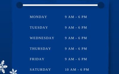 Winter opening hours 2023