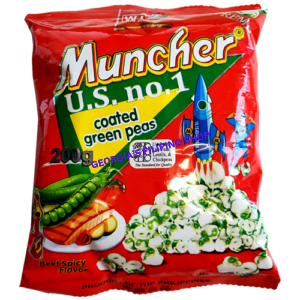 Muncher Coated Green Peas Beef Spicy 200g