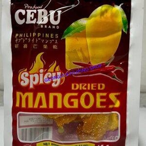 Cebu Spicy Dried Mangoes 100g
