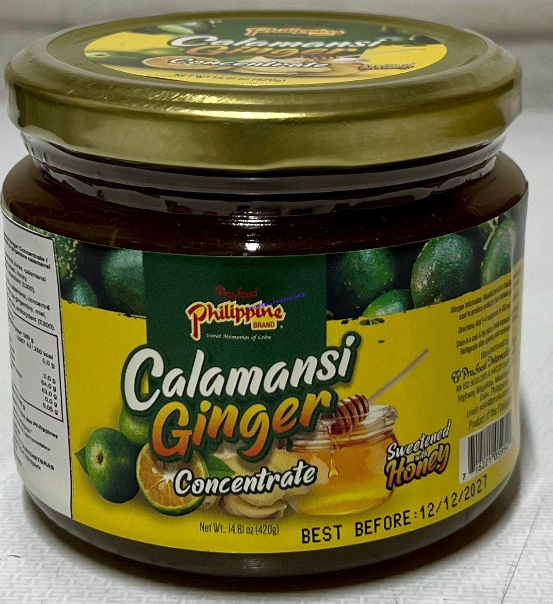 Philippine Brand Calamansi Ginger Concentrate 420g