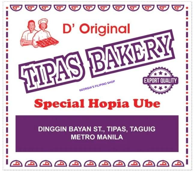 D’Original Tipas Bakery Hopia Ube 480g - COLLECTION ONLY