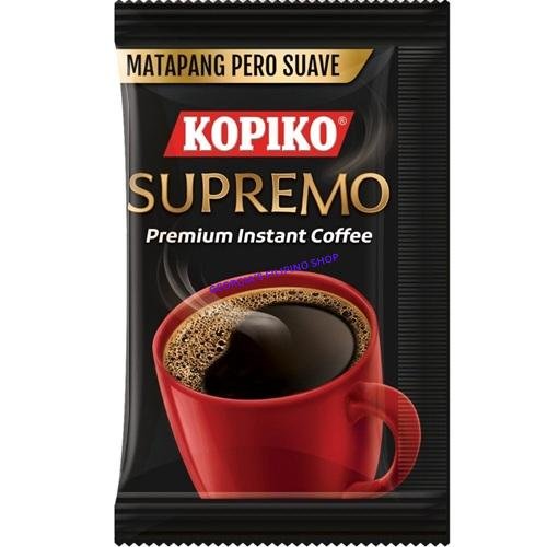 Kopiko Supremo Purong Kape Premium Instant Coffee 20g